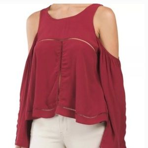 LOVERS + FRIENDS - Cloud Break Cold Shoulder Top